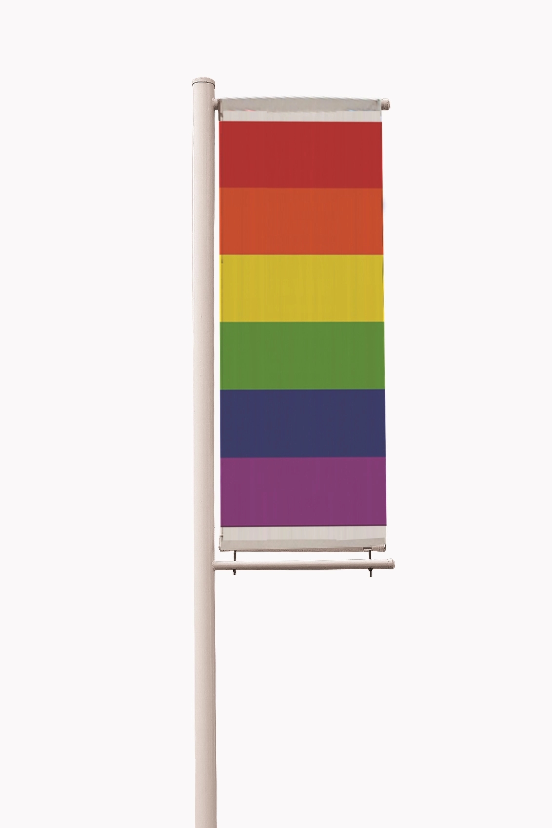 Rainbow Light Post Banner 3' x 8' 1