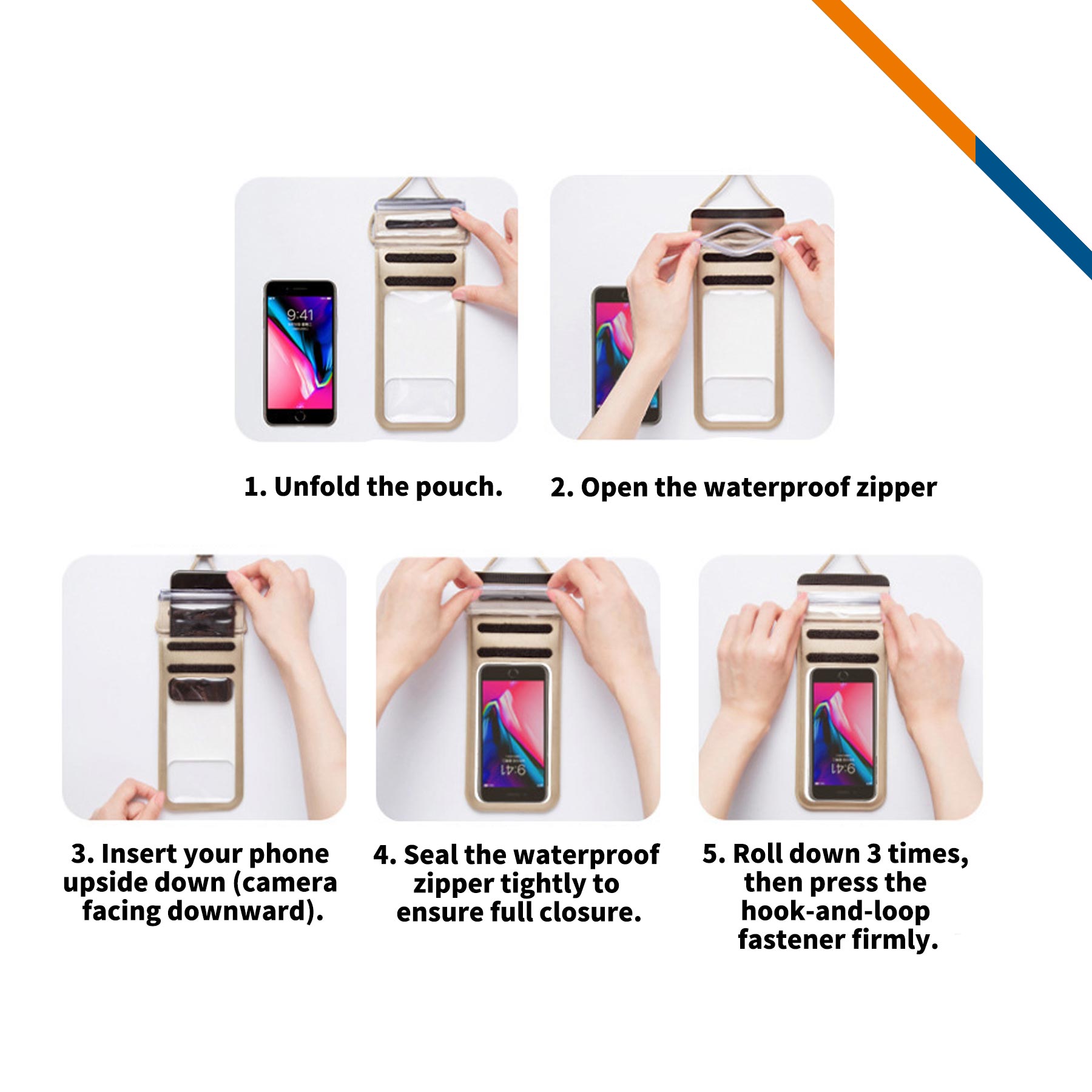 Hooli Waterproof Phone Pouch 10
