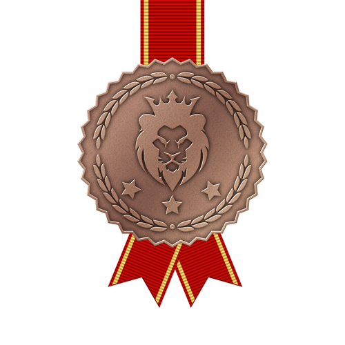 Zinc Alloy Medal with Antique Plating Finishes - Die Struck 2