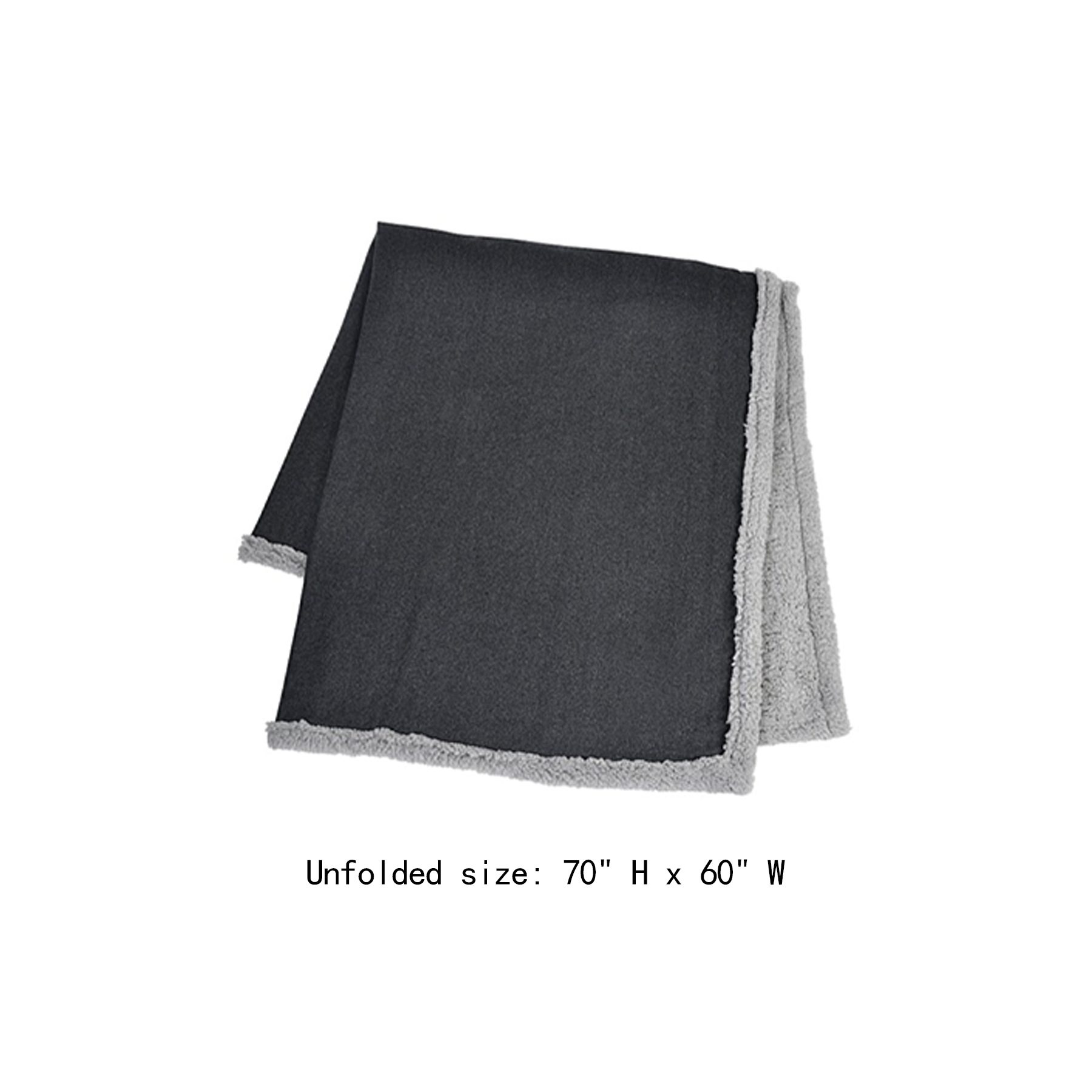 Oversized Wool Sherpa Blanket 2