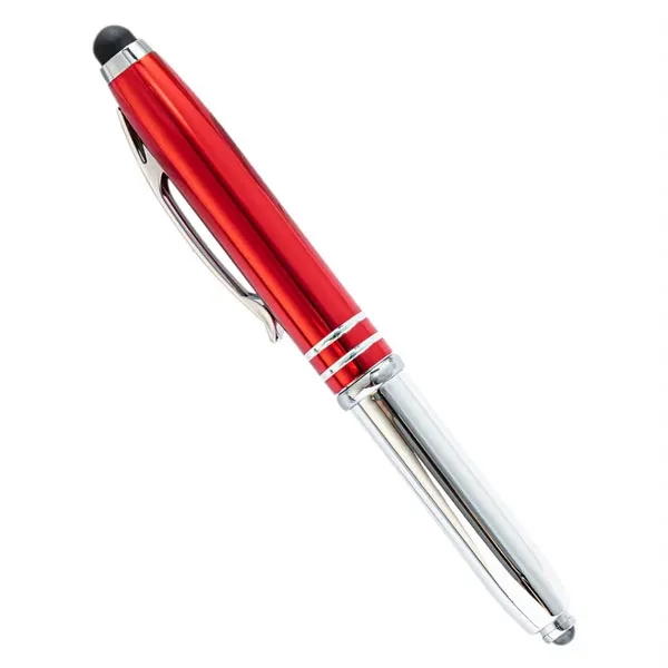 Metal Stylus Ballpoint Pen with LED Light 9