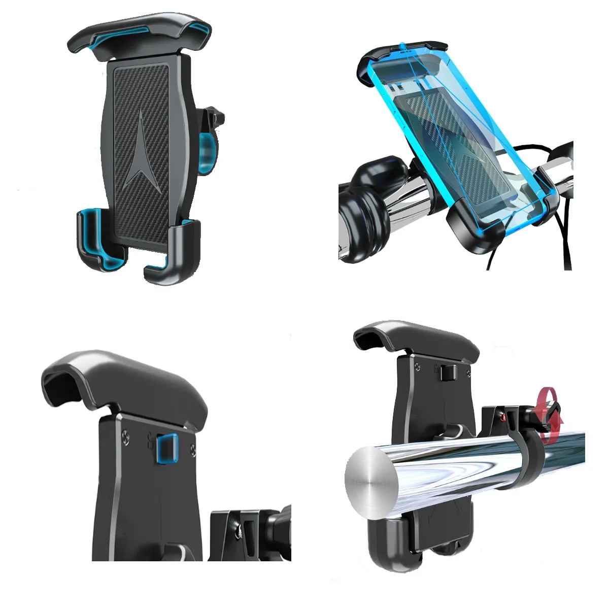 All-Round Adjustble Bicycle Handlebar Cell Phone Holder 5