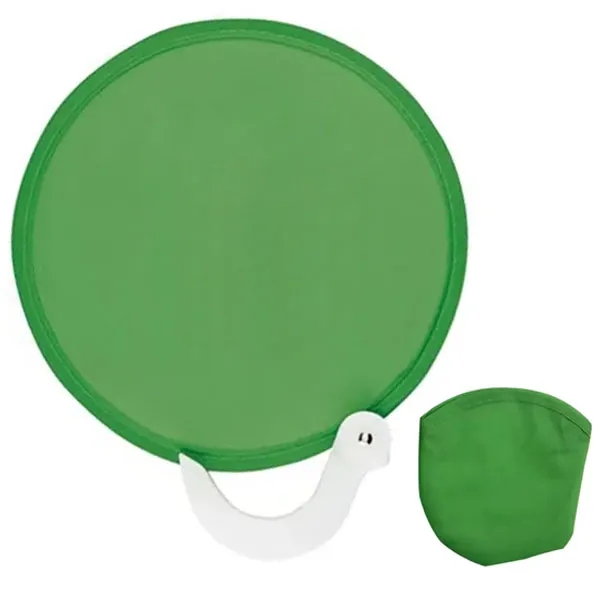 Nylon Foldable Fans with Pouch 2