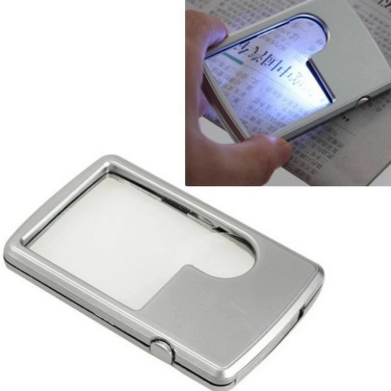 Square LED magnifying glass 3