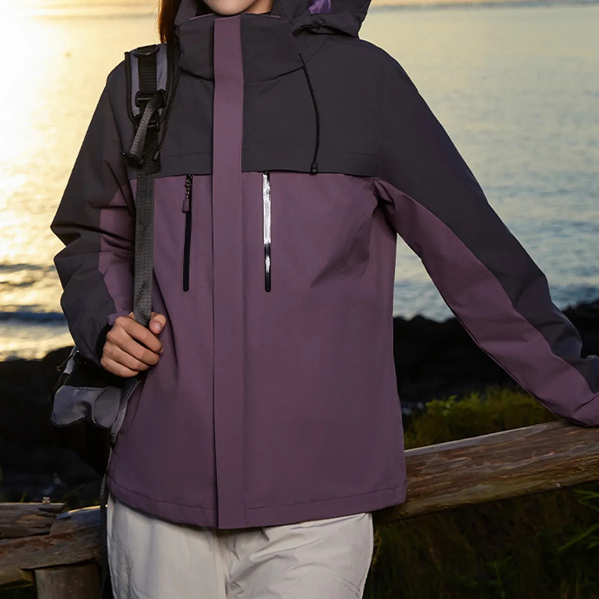 2 In 1 Waterproof Insulated Jacket With Removable Liner 4
