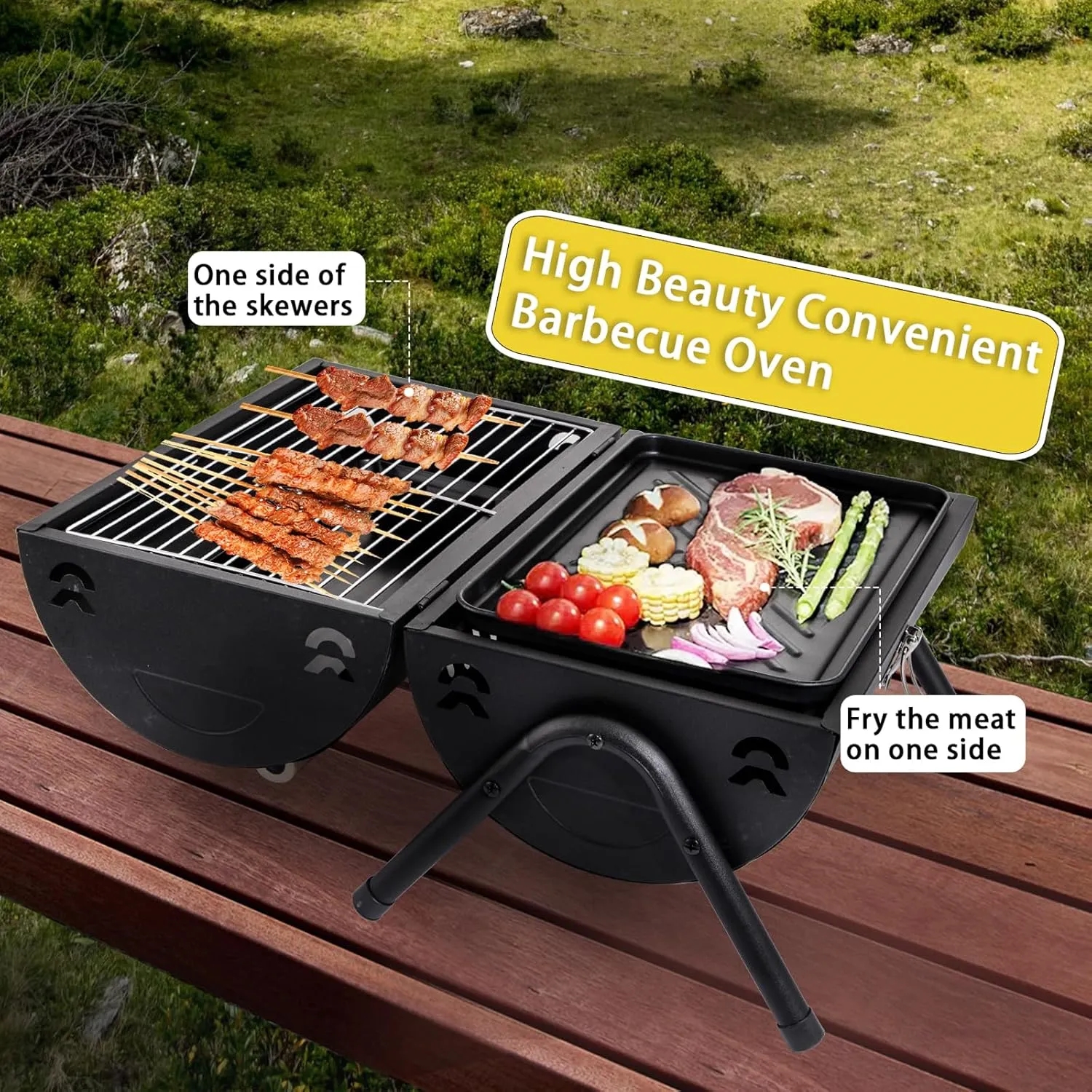 Portable Charcoal Grill 2