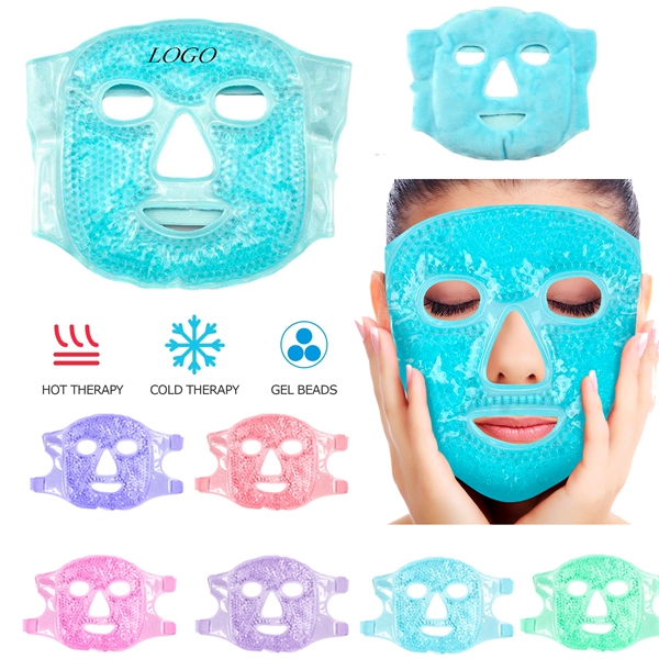 Reusable Gel Beads Face Mask Hot/Cold Pack 2