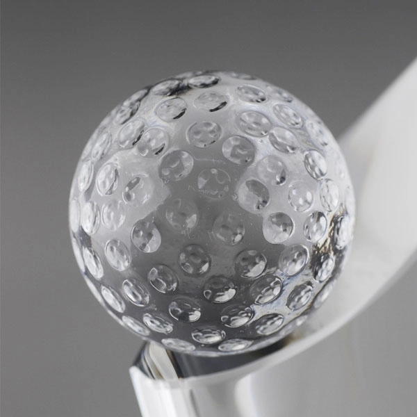 Crystal Golf Wave On Black Base 6