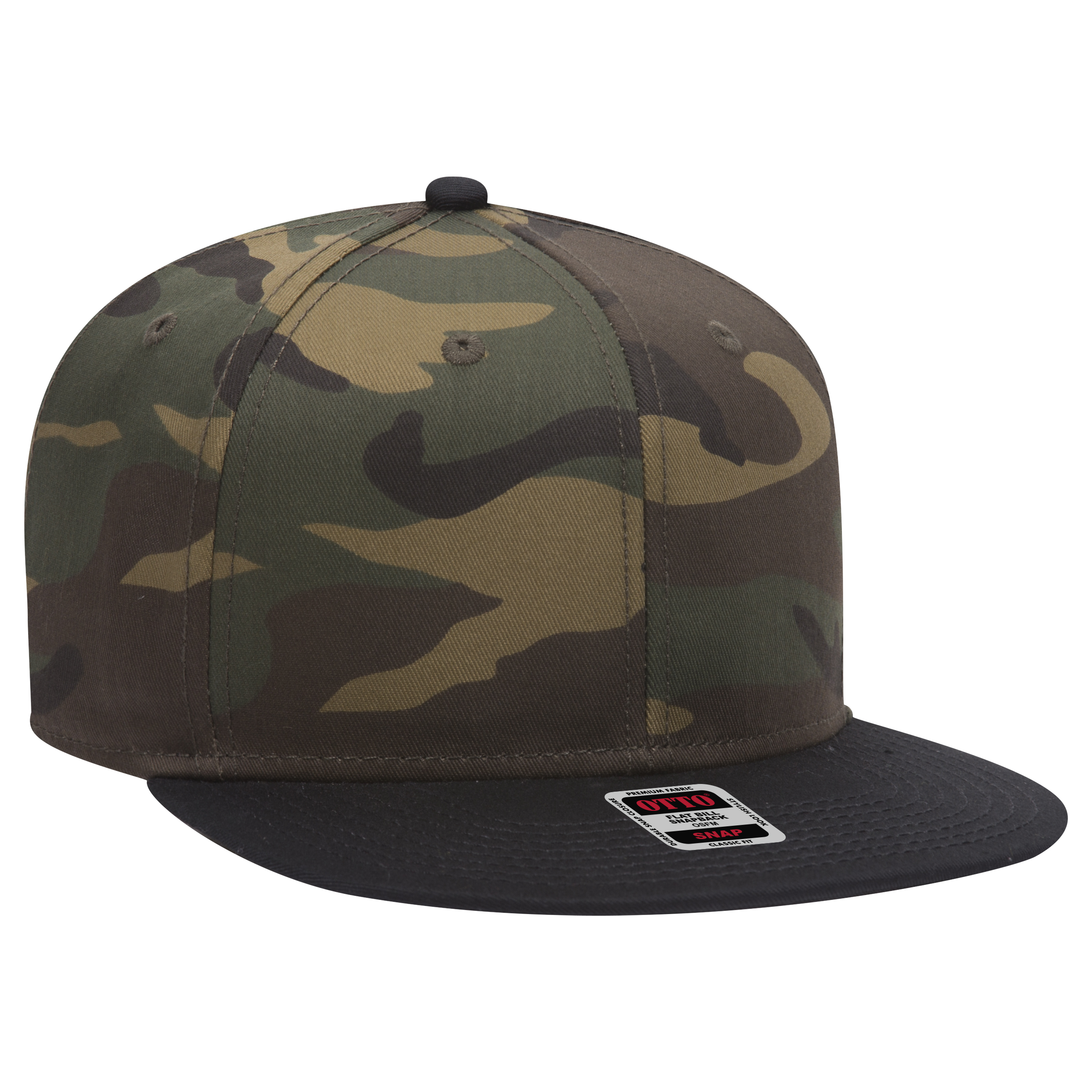 OTTO CAP® OTTO SNAP 6 Panel Pro Style Snapback Hat 27