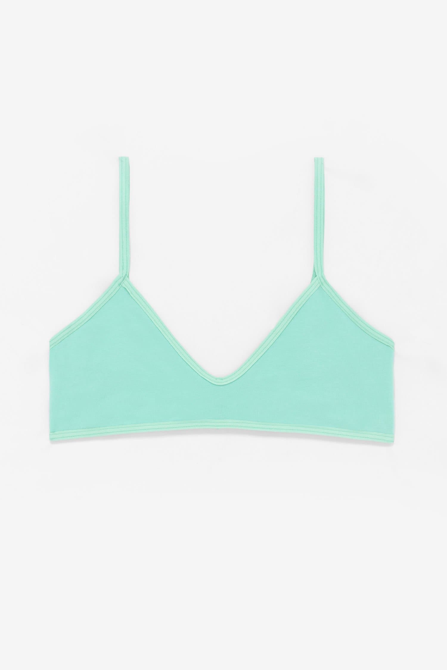 COTTON SPANDEX SPAGHETTI BRALETTE 2