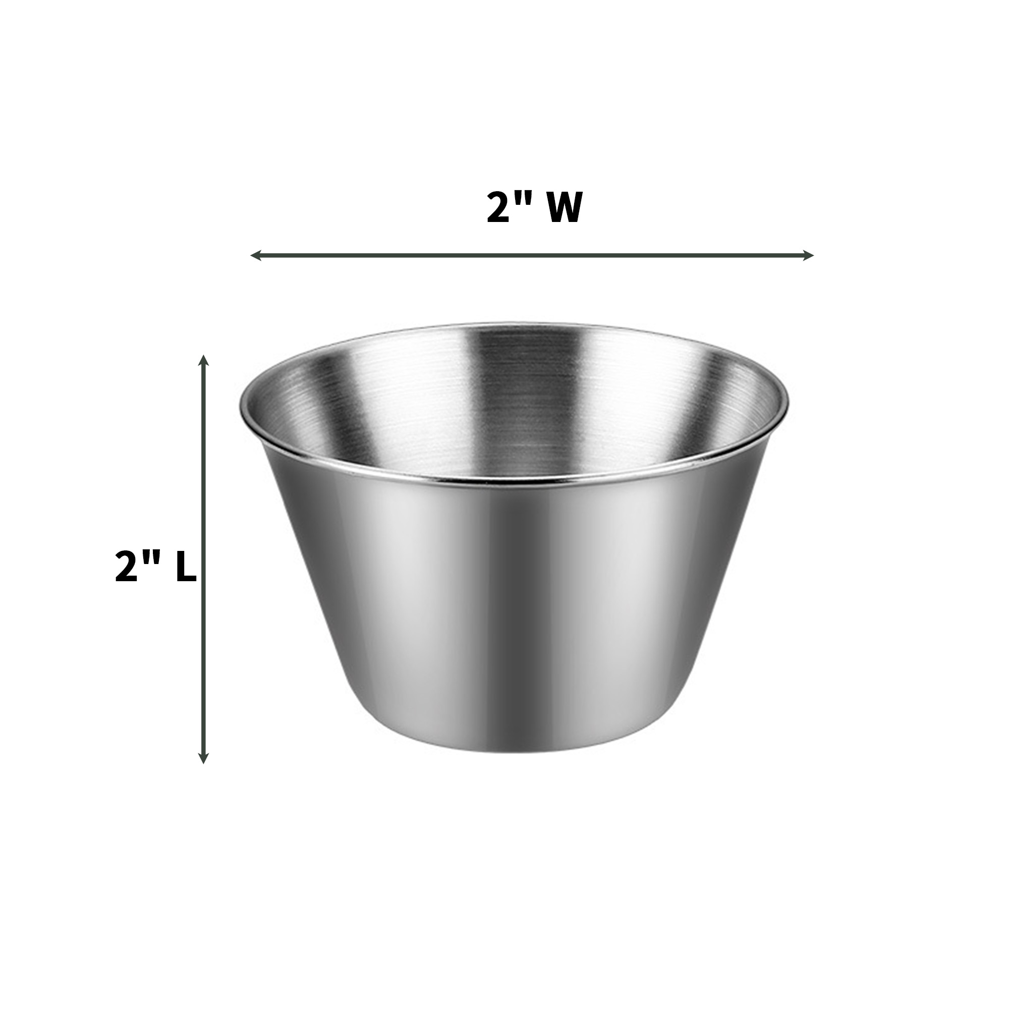 Stainless Steel Condiment Portion Cup 4