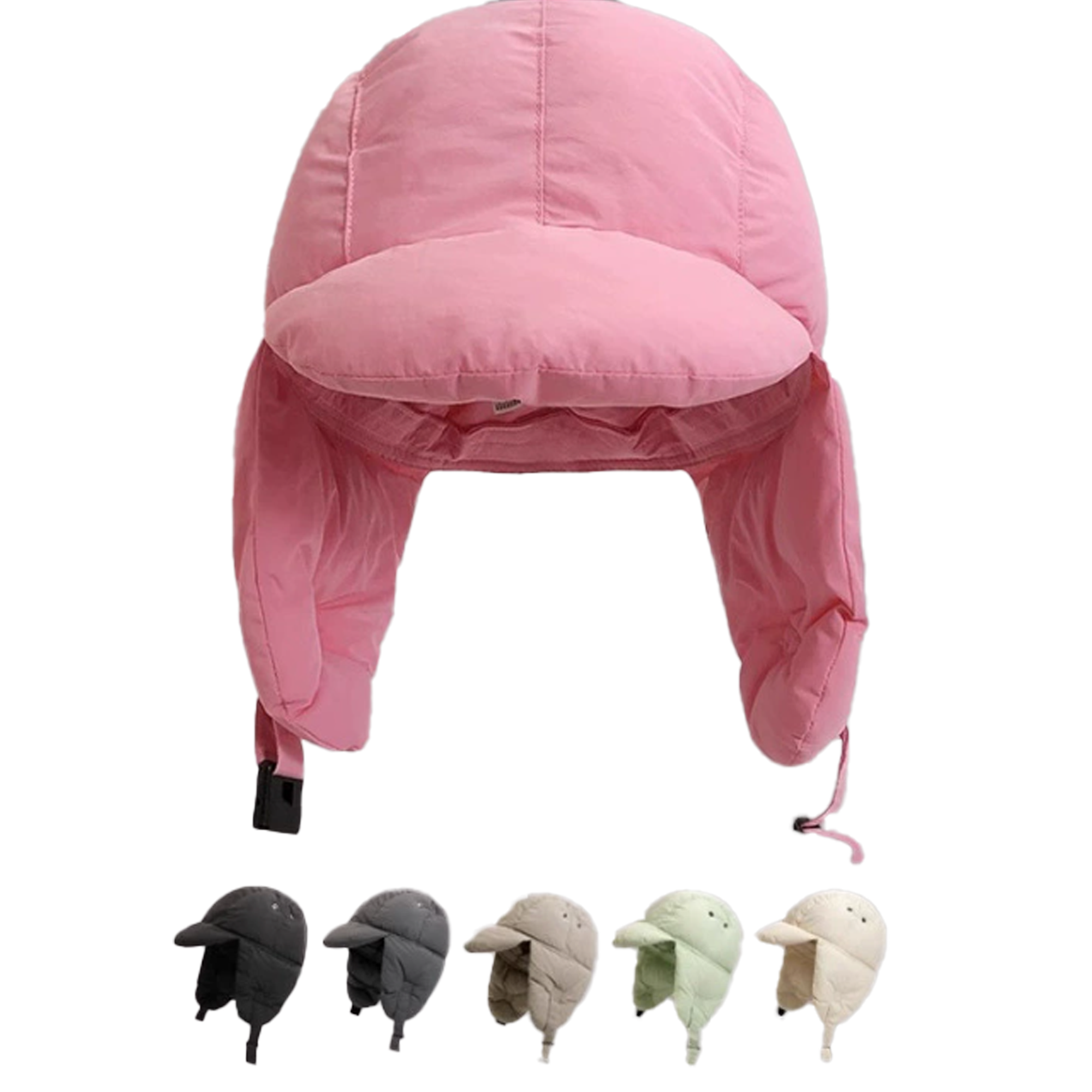 Winter Down-Cotton Lei Feng Ear Cap 2