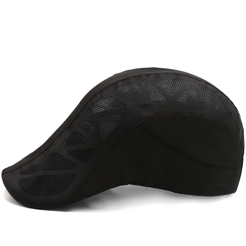 Breathable Men Flat Newsboy Hats / Peaked cap 3