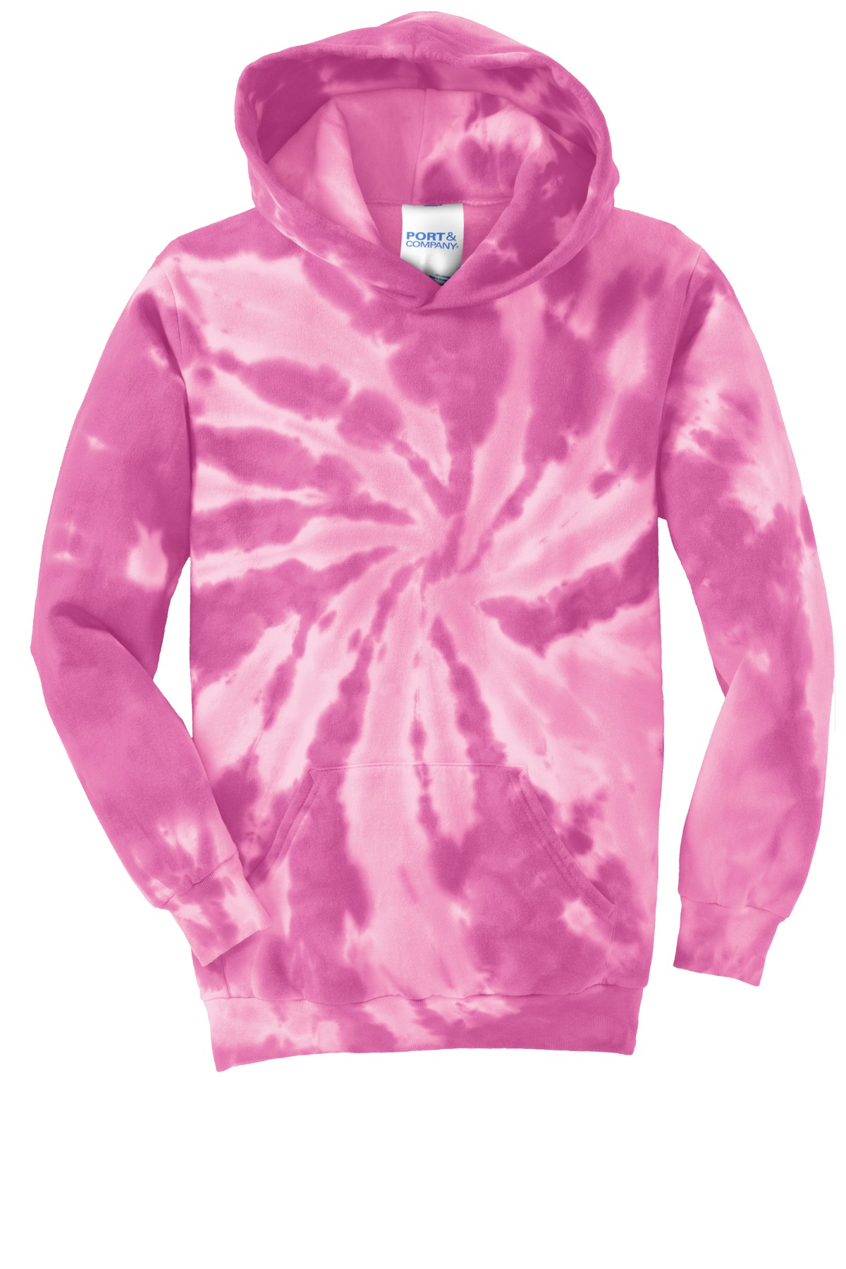 Port & Co Youth Tie-Dye Pullover Hooded Sweatshirt. PC146Y 60