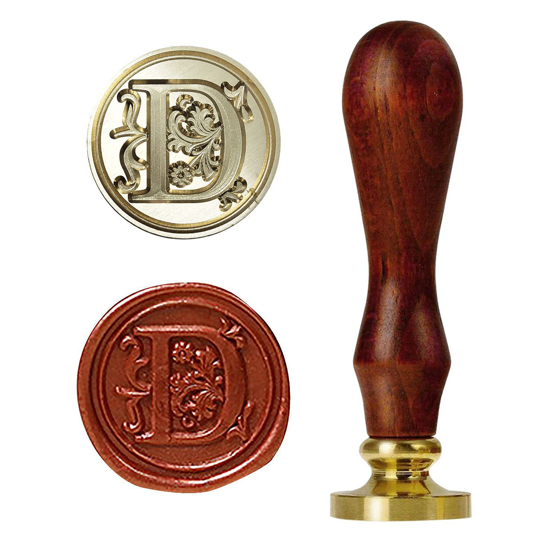 Wood Vintage Wax Sealing Stamper 13