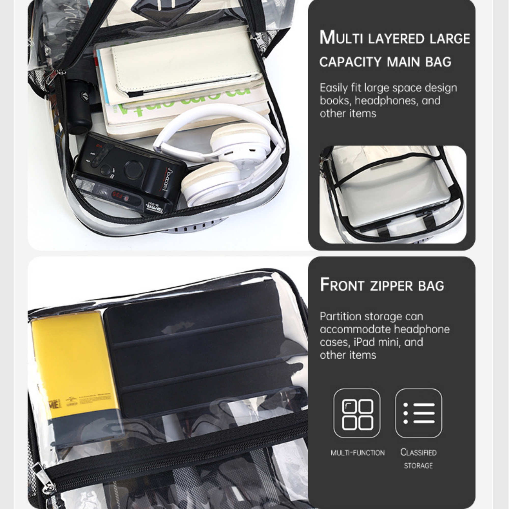 PVC Clear Backpack 1