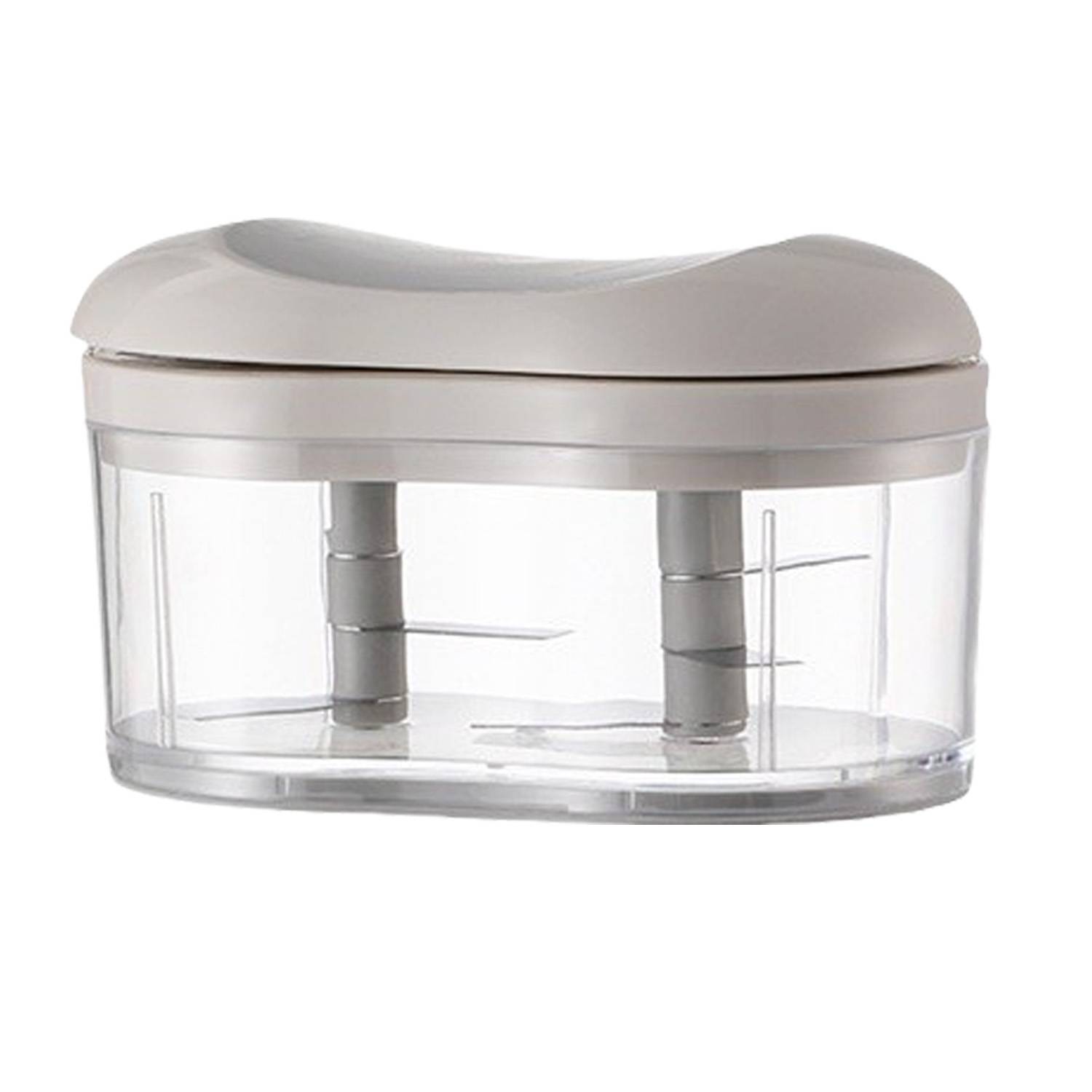 Kitchen Clear Hand Push Garlic Chopper 8