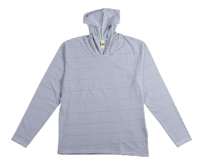 Striped "Smoking Reel" Pullover Hoodie 4
