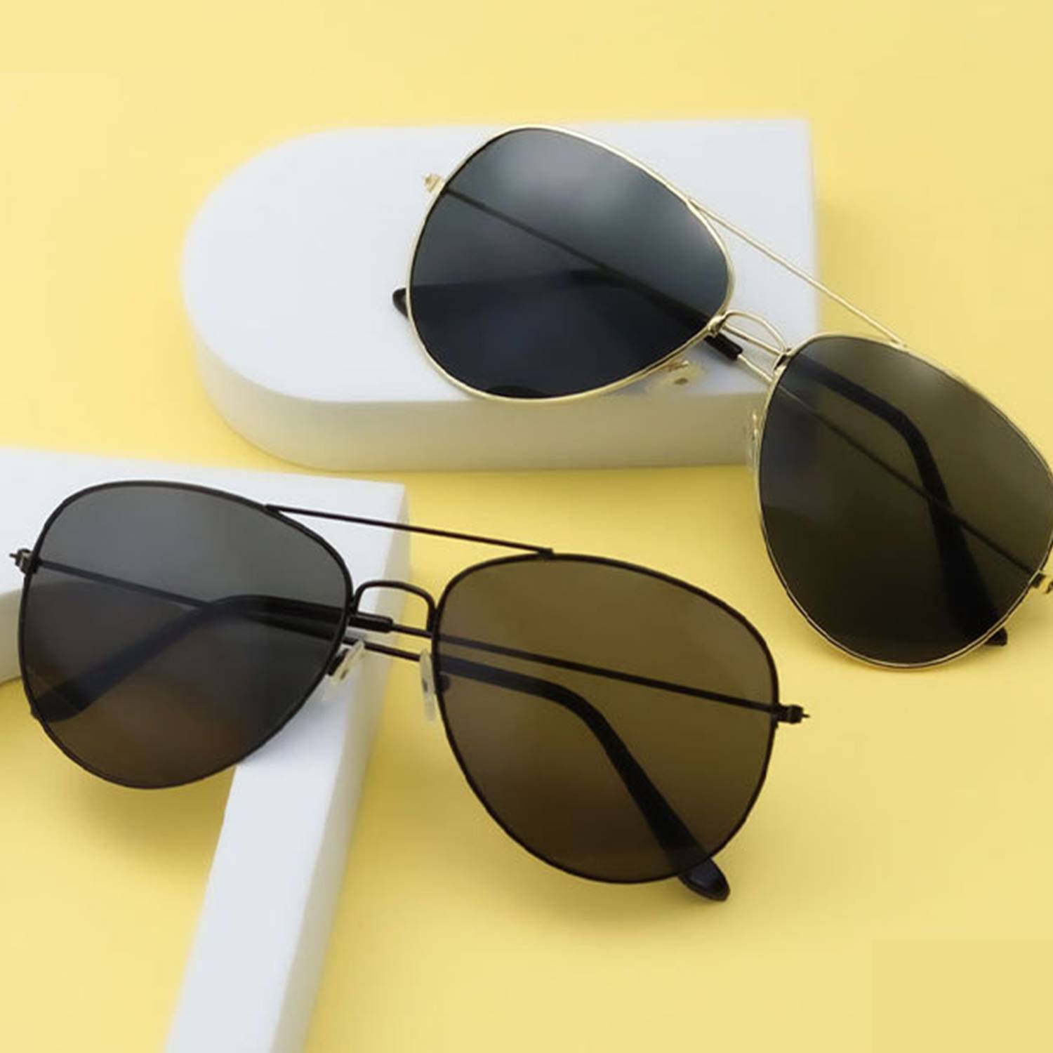 Adult Metal Pilot Sunglasses 2