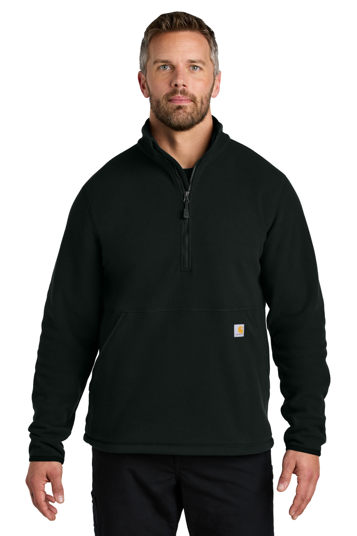 Carhartt Textured 1/2-Zip Fleece Jacket CT106417 1