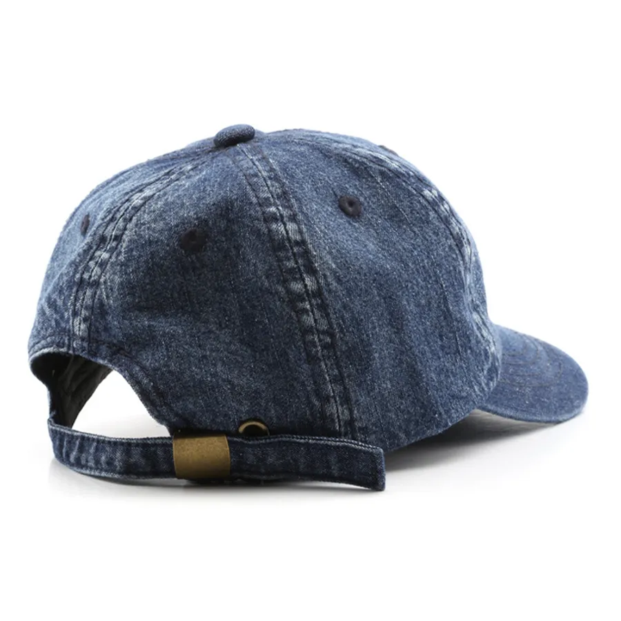 Plain Denim Baseball Cap 3