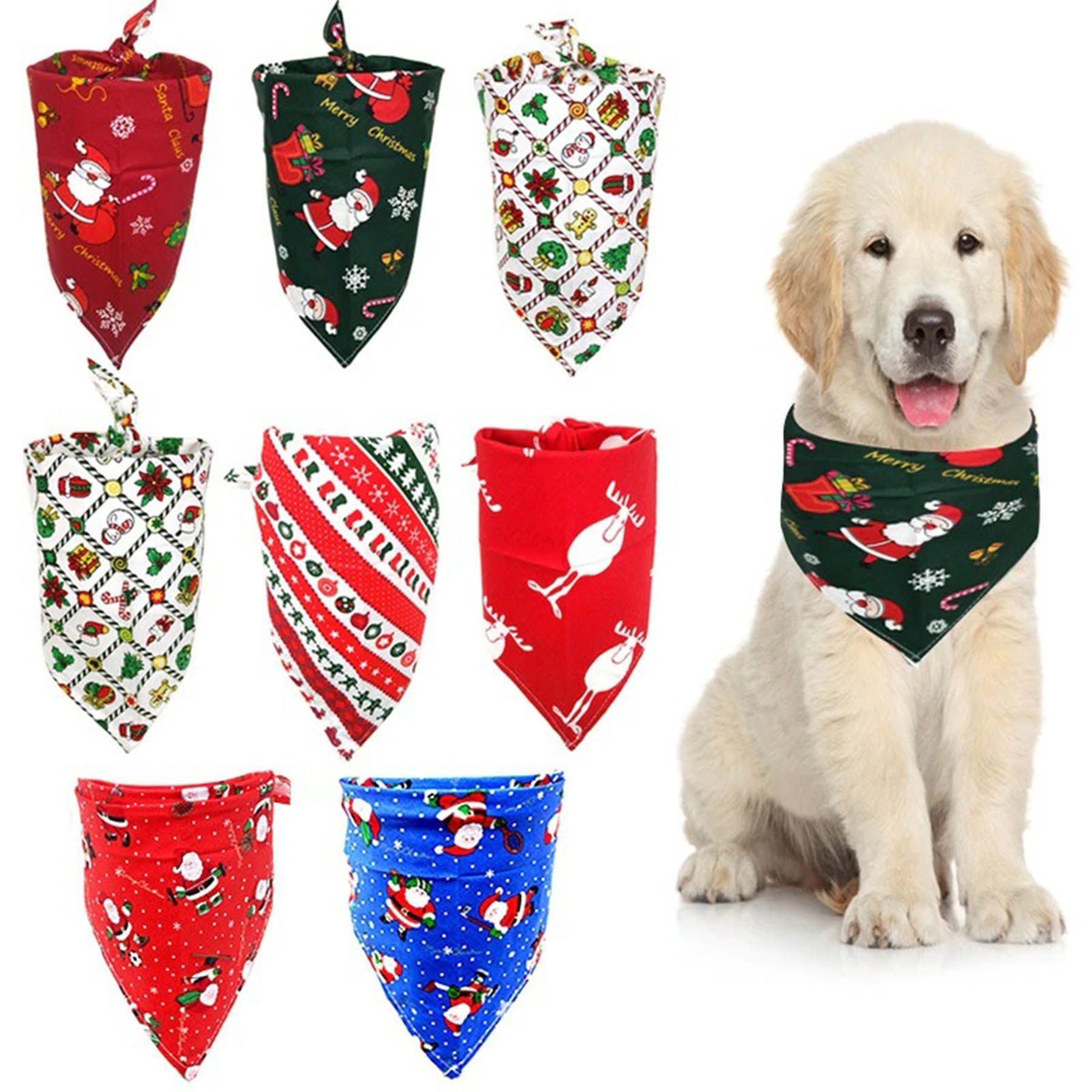 Cotton Pet Triangle Tcarf 1