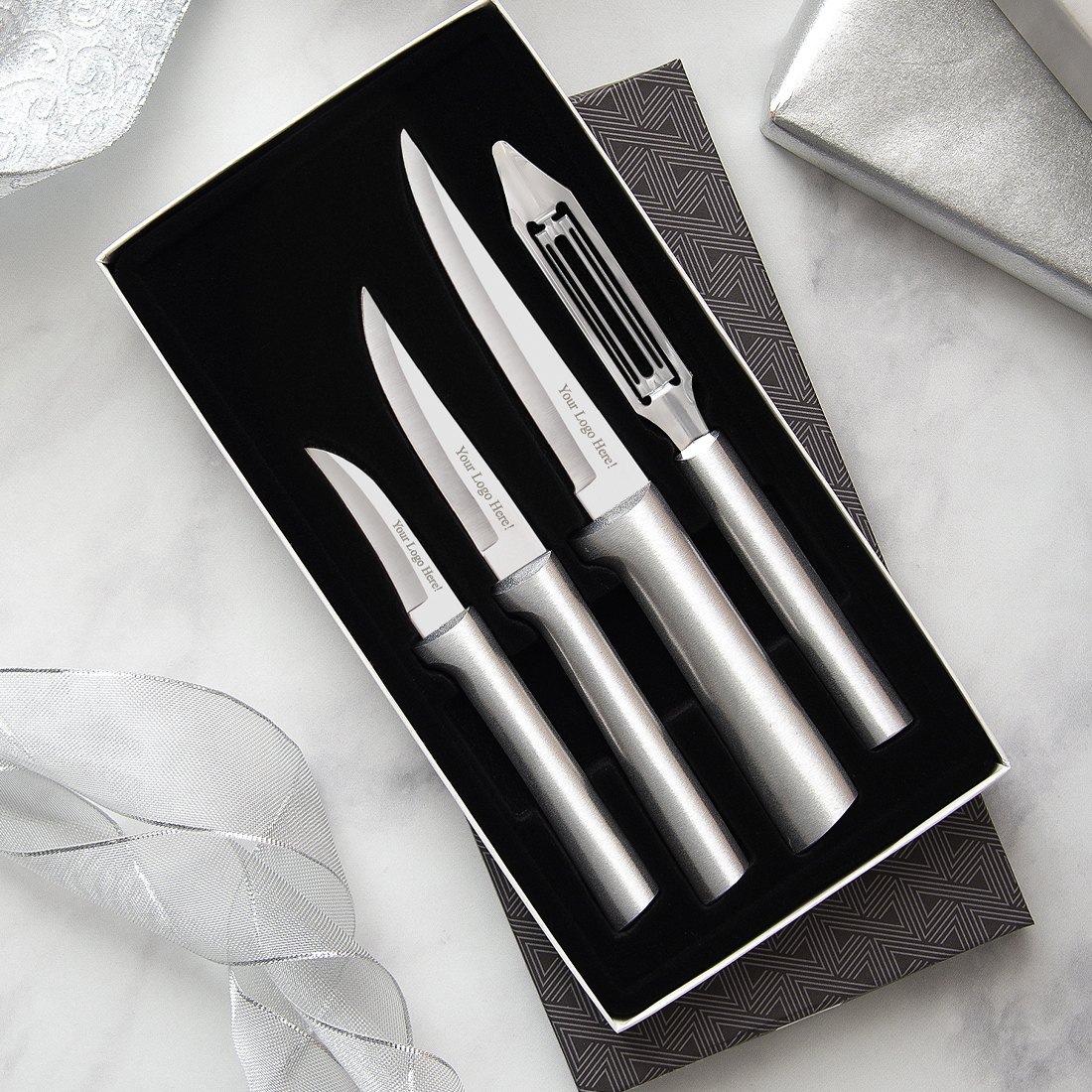 Meal Prep Gift Set w/Silver Handle 4