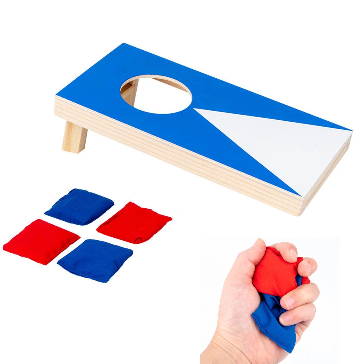Wooden Cornhole Bag Toss Game Set 3
