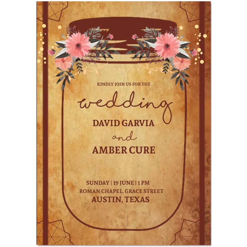 Custom Full Color 5 X 7 Inch Invitation Cards 5
