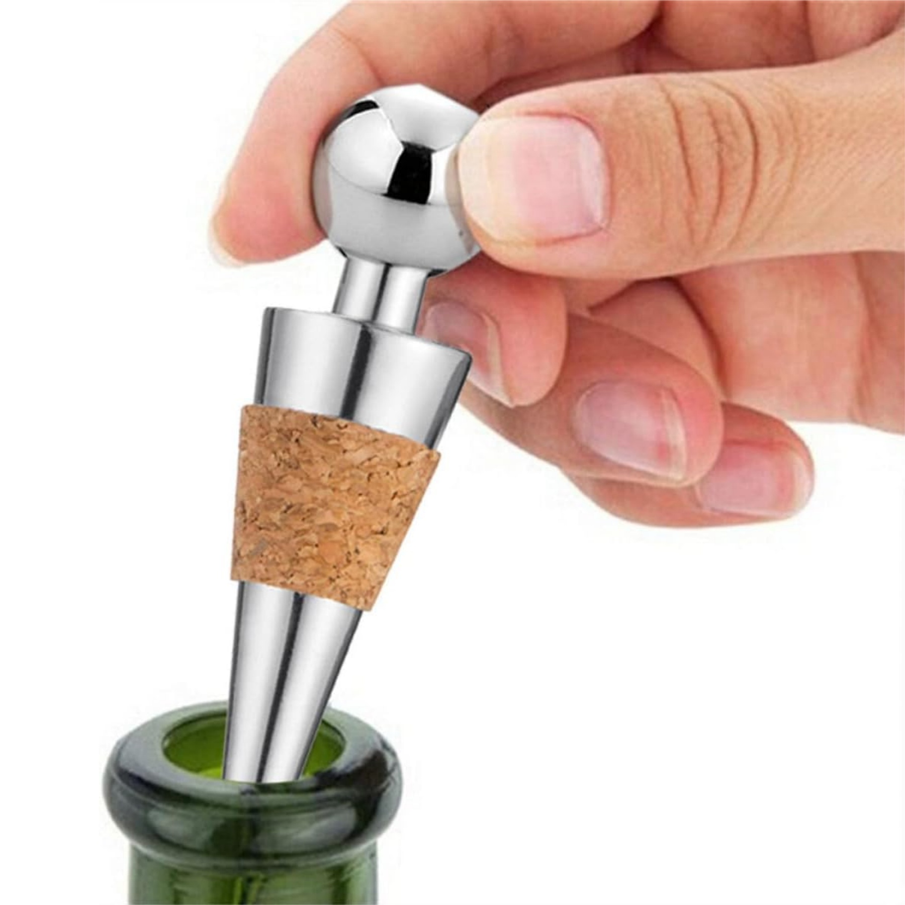Silicone Vacuum Wine Bottle Cork / Wine Stopper 4