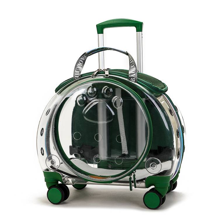 Full Transparent Pet Trolley Box Dog Bag 16