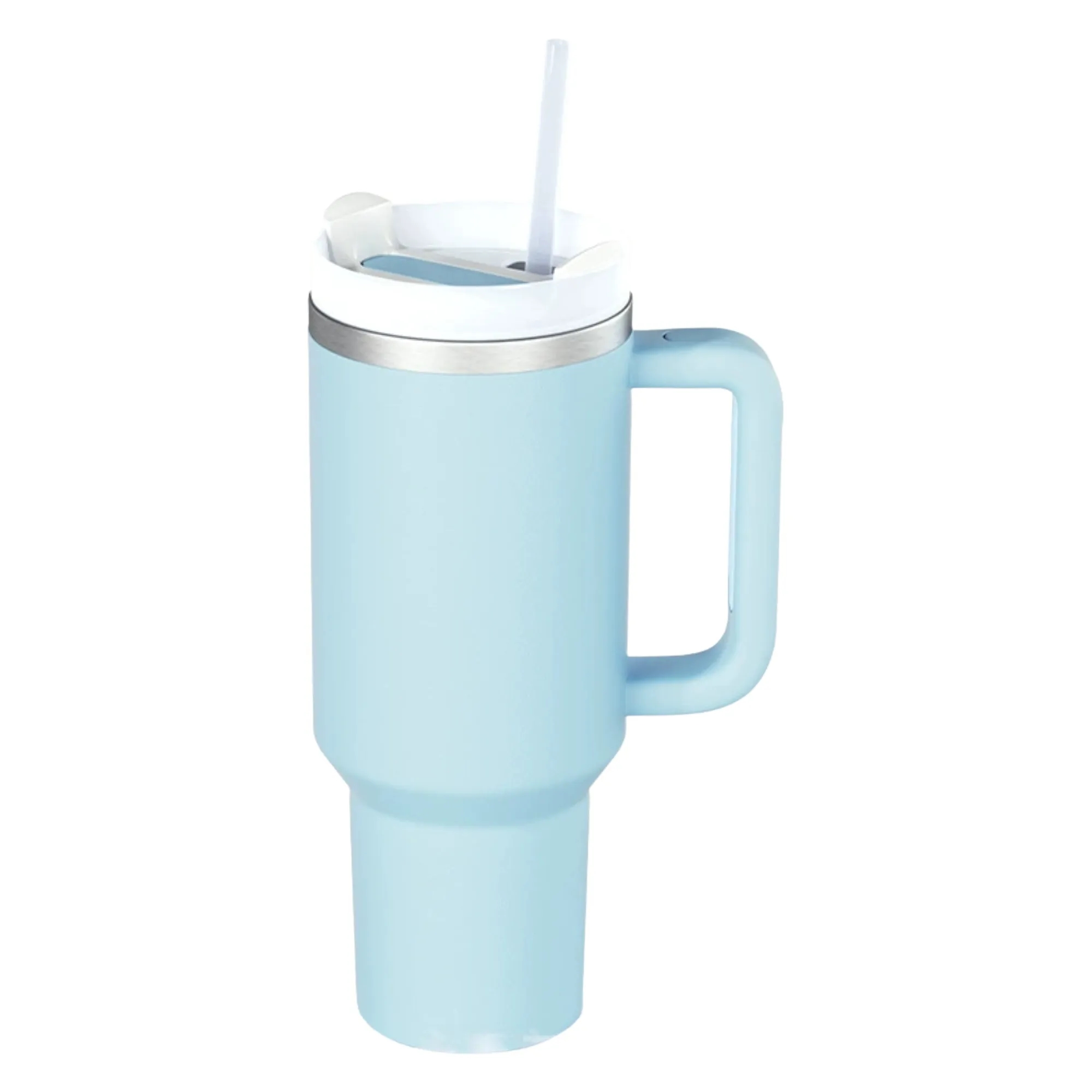 40OZ Vacuum Insulated Travel Iced Cup With Lid And Straw 3