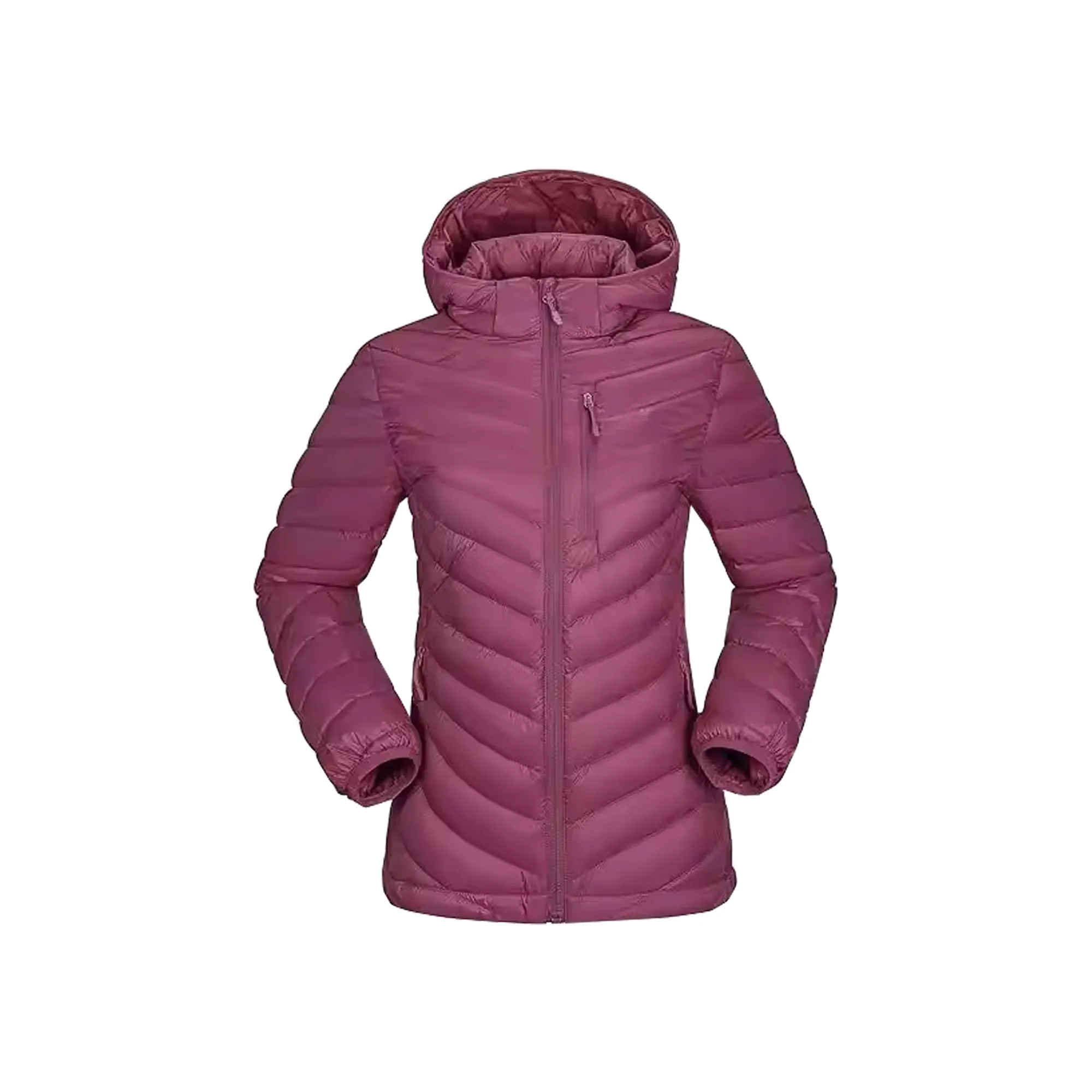 Foldable Lightweight Down Jacket with Detachable Hood 3