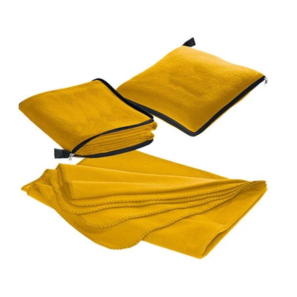 Ultra Soft Polar Fleece Travel Blanket w/ Zipper Bag 5