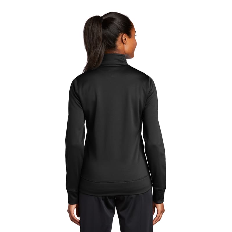Sport-Tek Women's Sport-Wick Fleece Full-Zip Jacket. 2