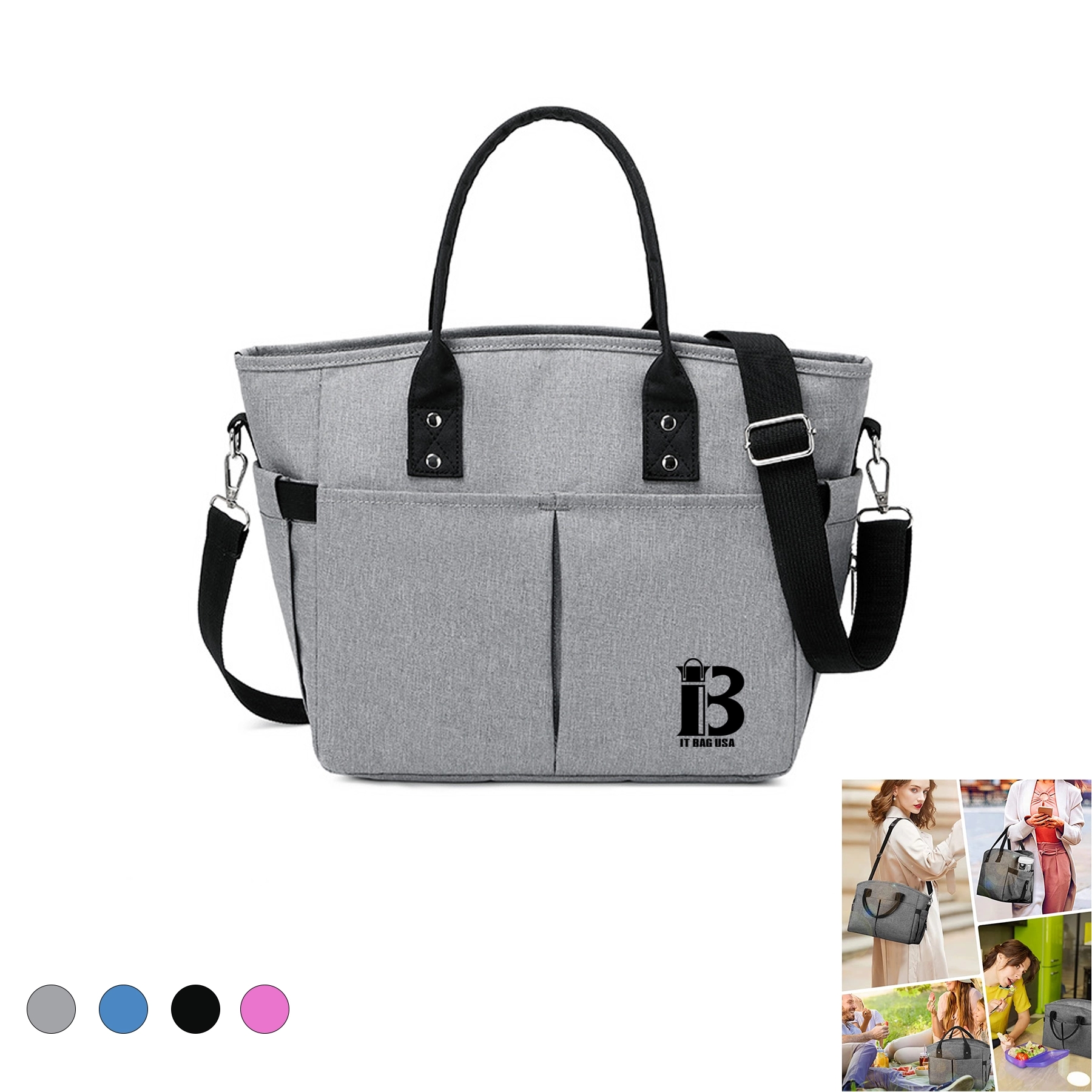 Large Tote Insulated Lunch Bags For Women 2