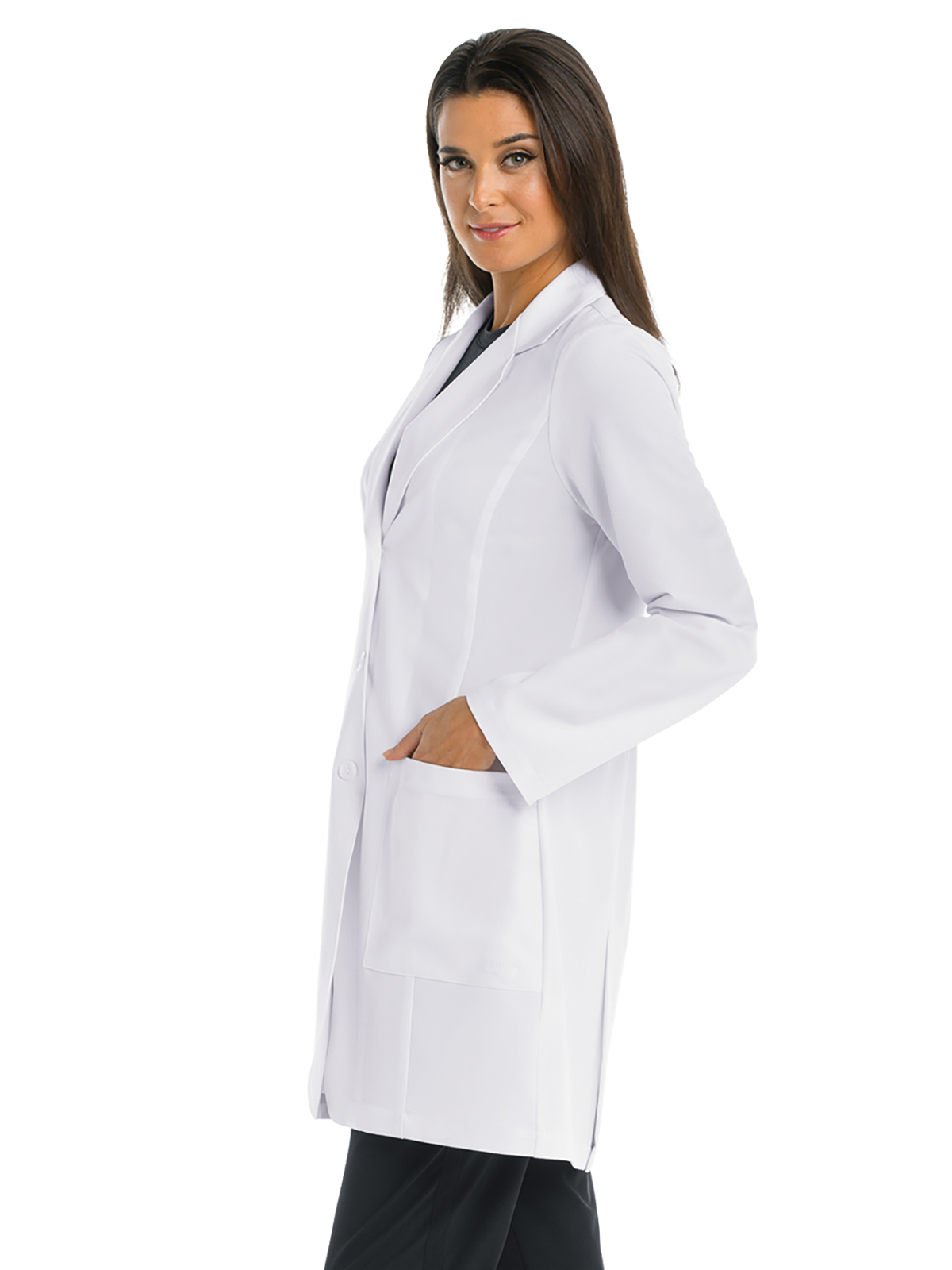 Grey's Anatomy Signature - Women's Two-Pocket 35" Mid-Length Morgan Lab Coat 4
