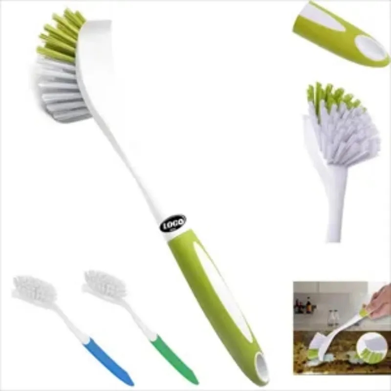 Kitchen Dish Scrubber with Handle 2
