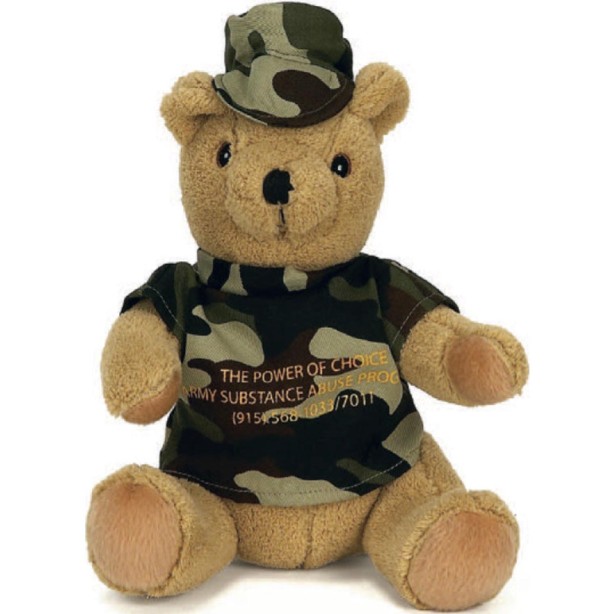 10" Jungle Camouflage Bear 1