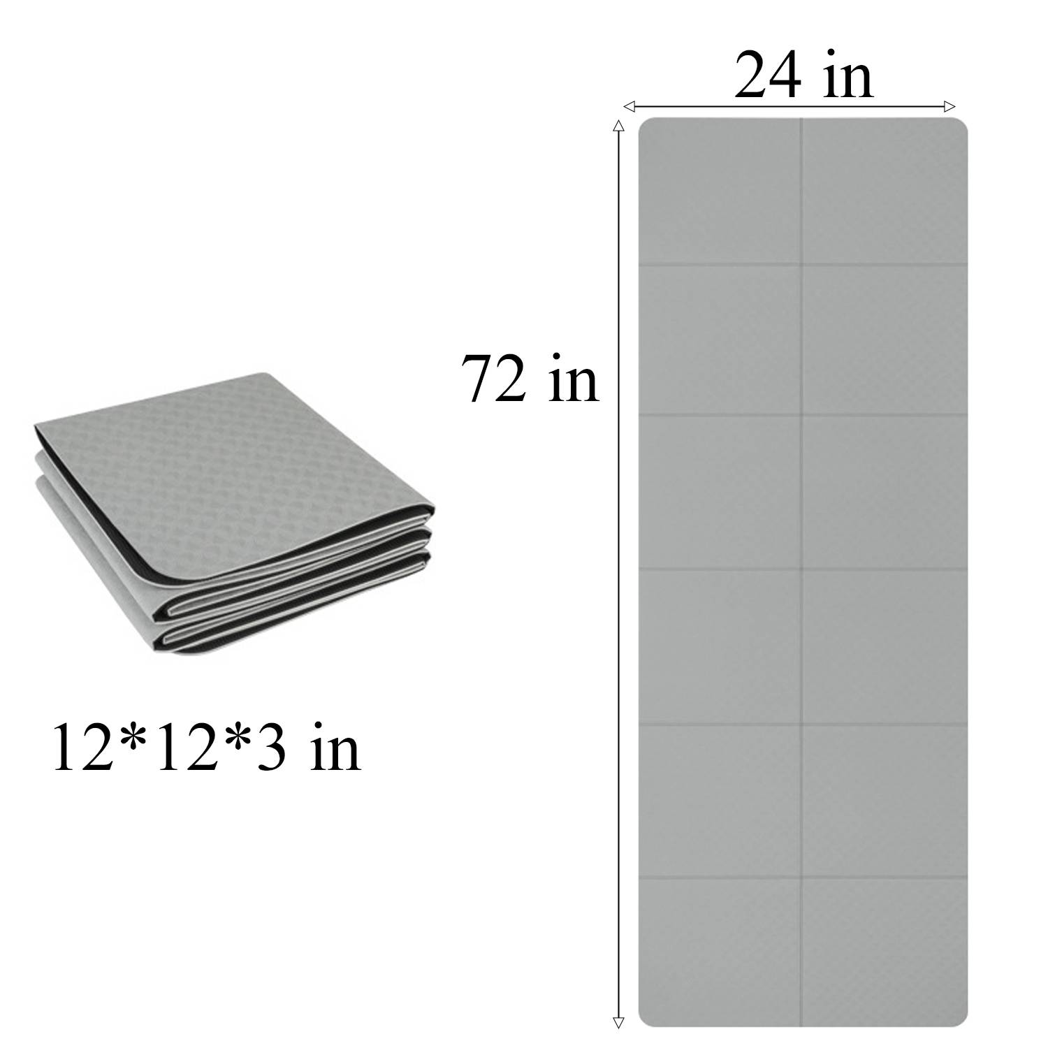 Foldable TPE Non-Slip Yoga Mat 6