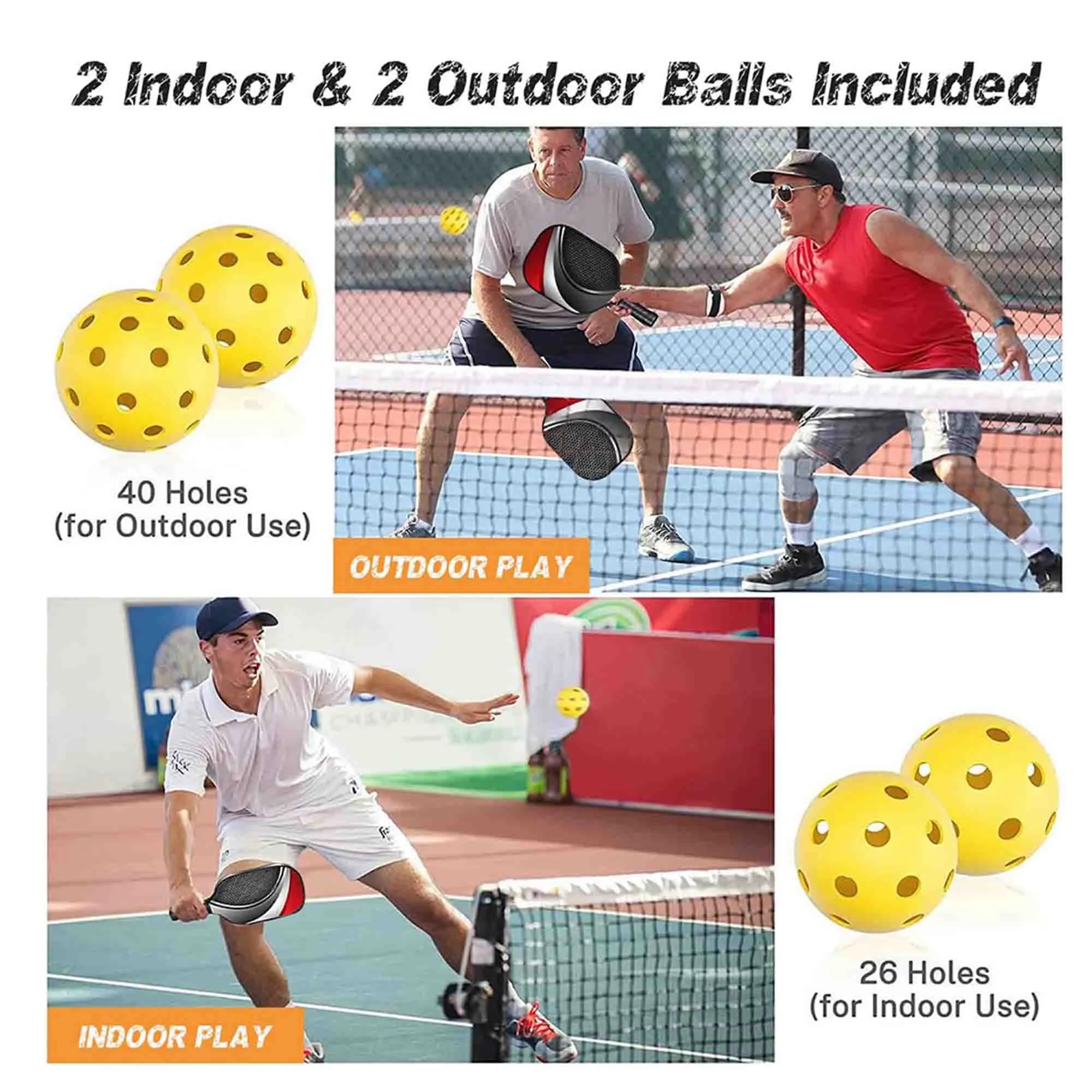 Summer Pickleball Paddles Sets 7