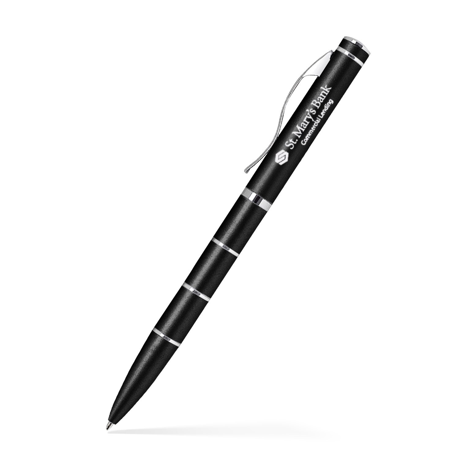 Deep Enamel Coated Aluminum Ballpoint Twist Metal Pen 10