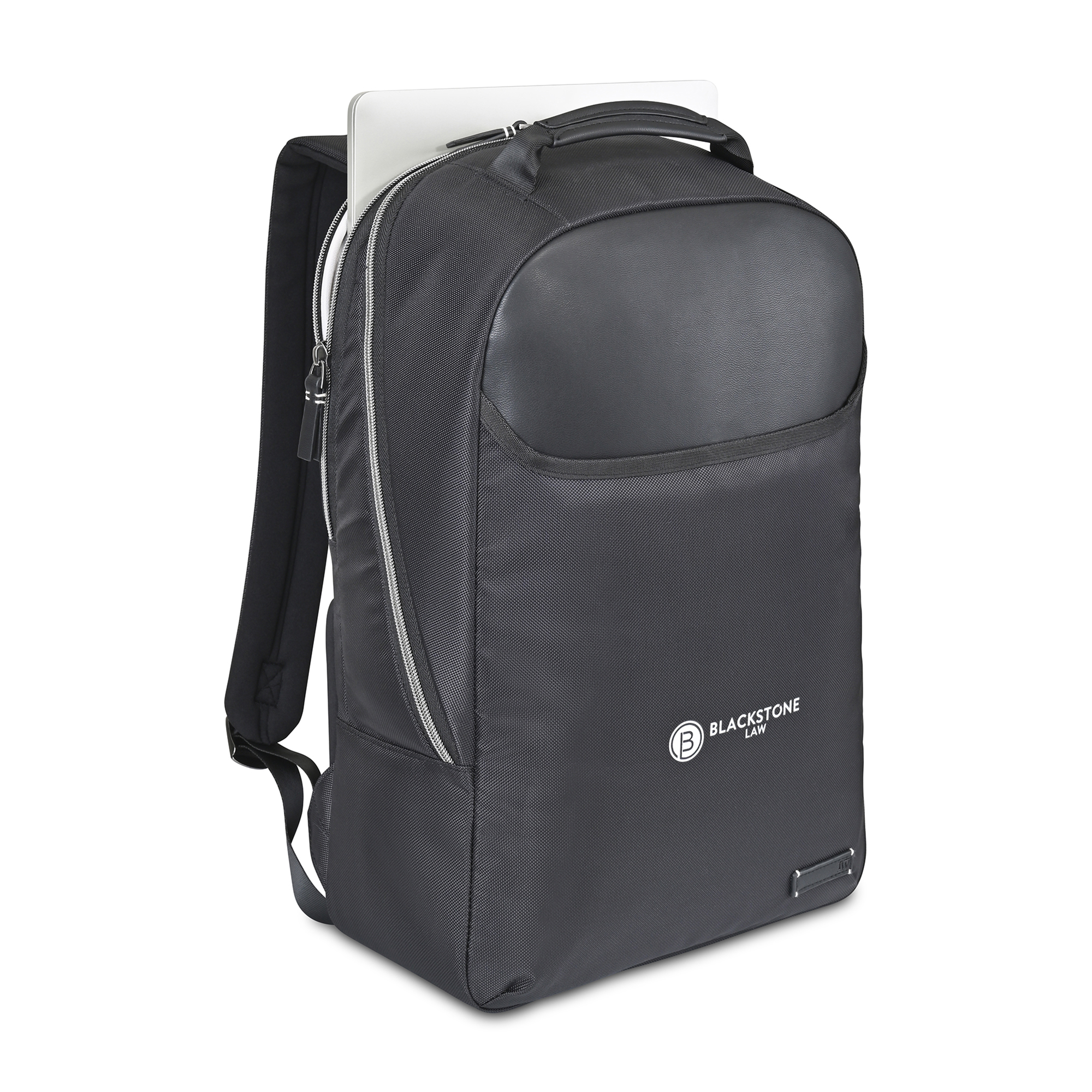 Travis & Wells® Lennox Recycled Nylon Laptop Backpack 8