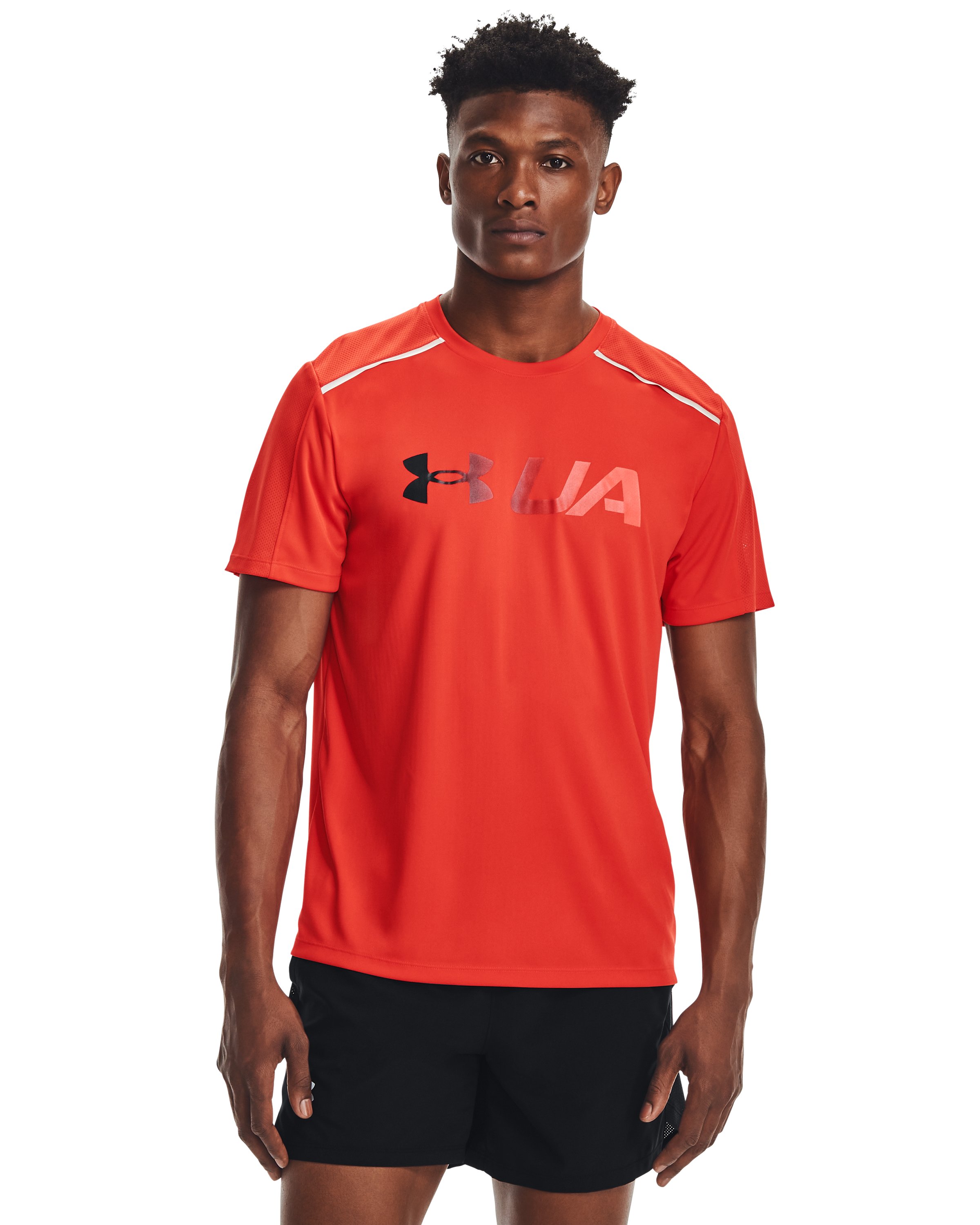 UA Run Graphic Print Fill Men's Short Sleeve 6