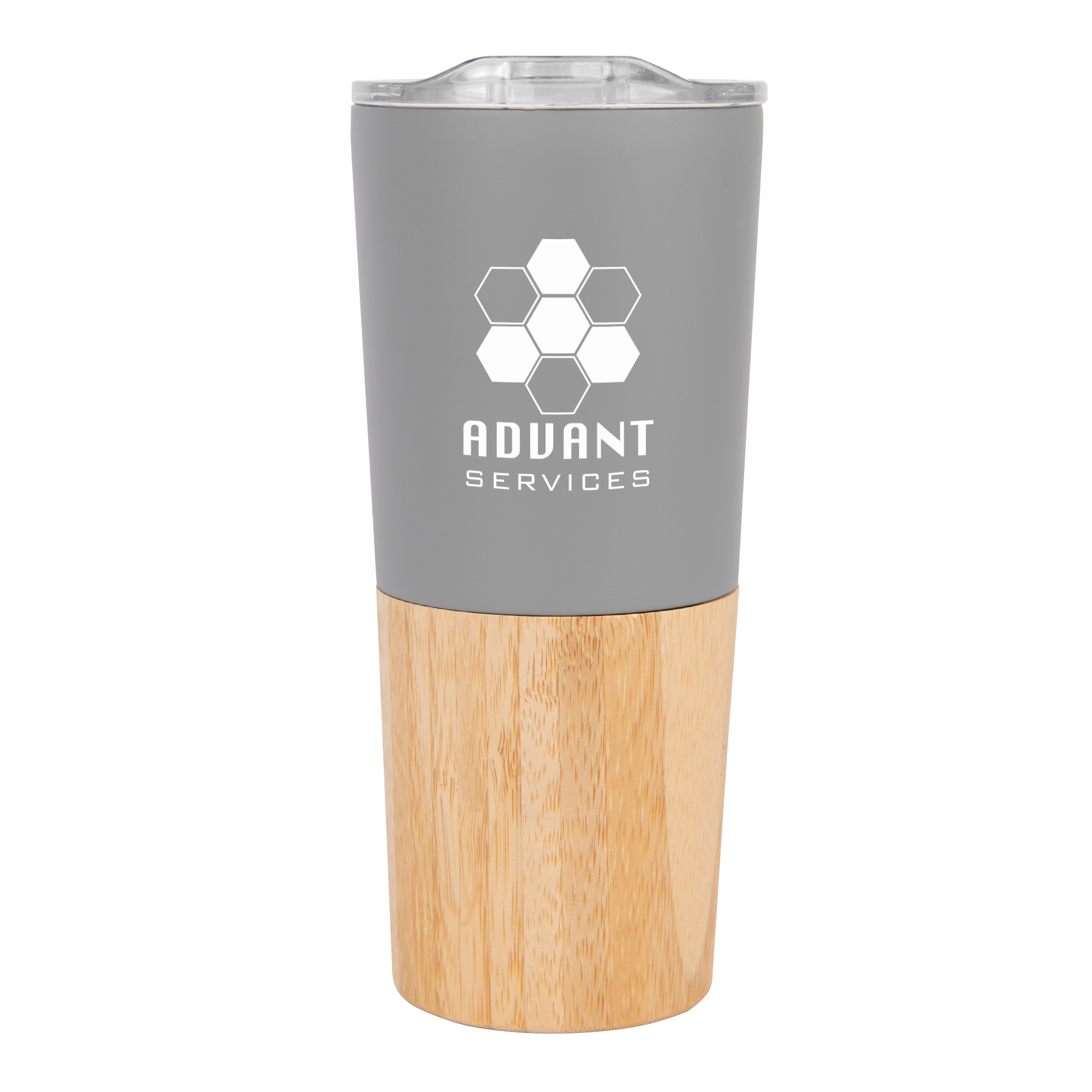 16 Oz. Marlow Stainless Steel Tumbler With Bamboo Base 2