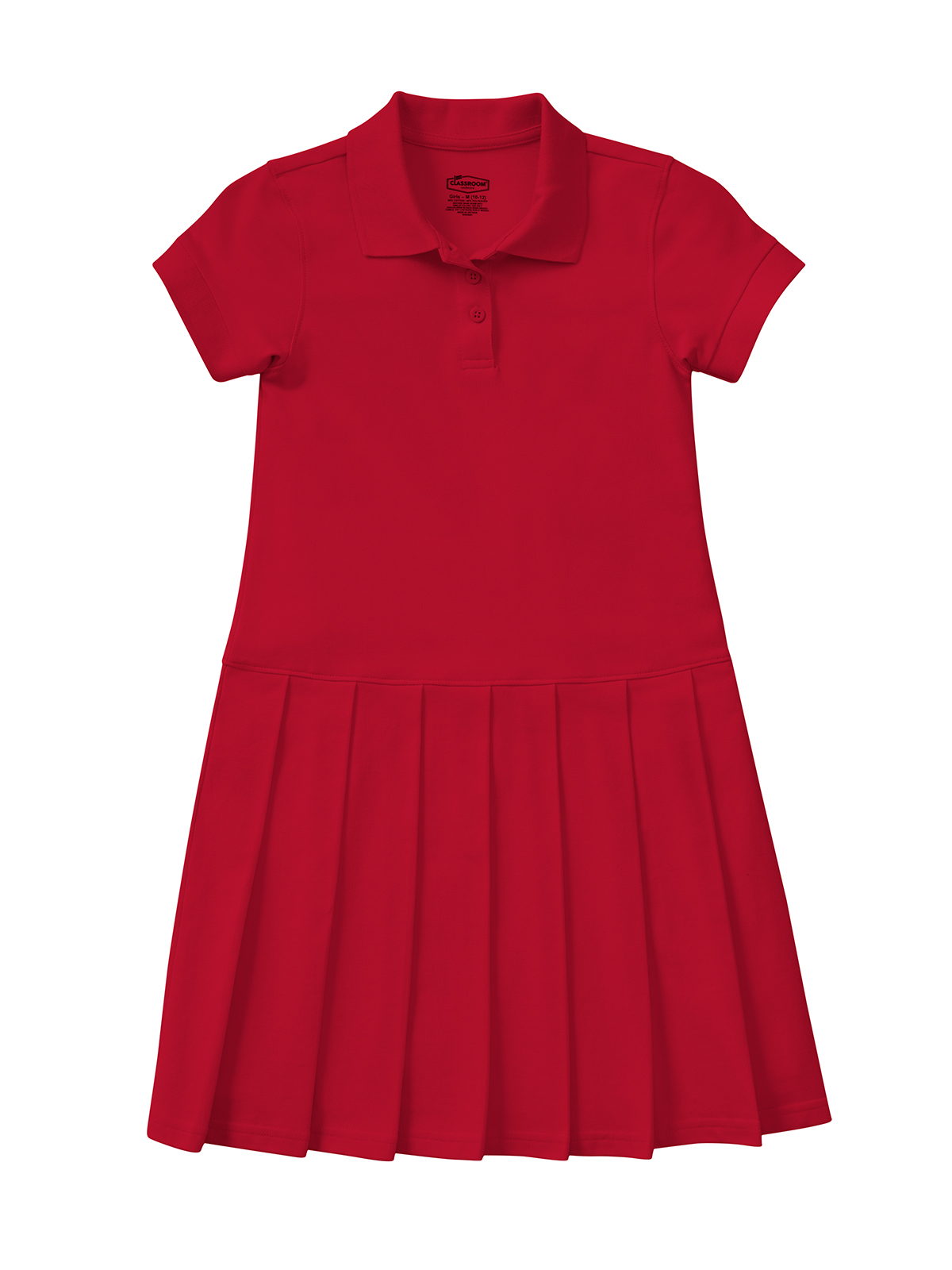 Classroom Uniforms - Girls' Pique Polo Dress for Children 7