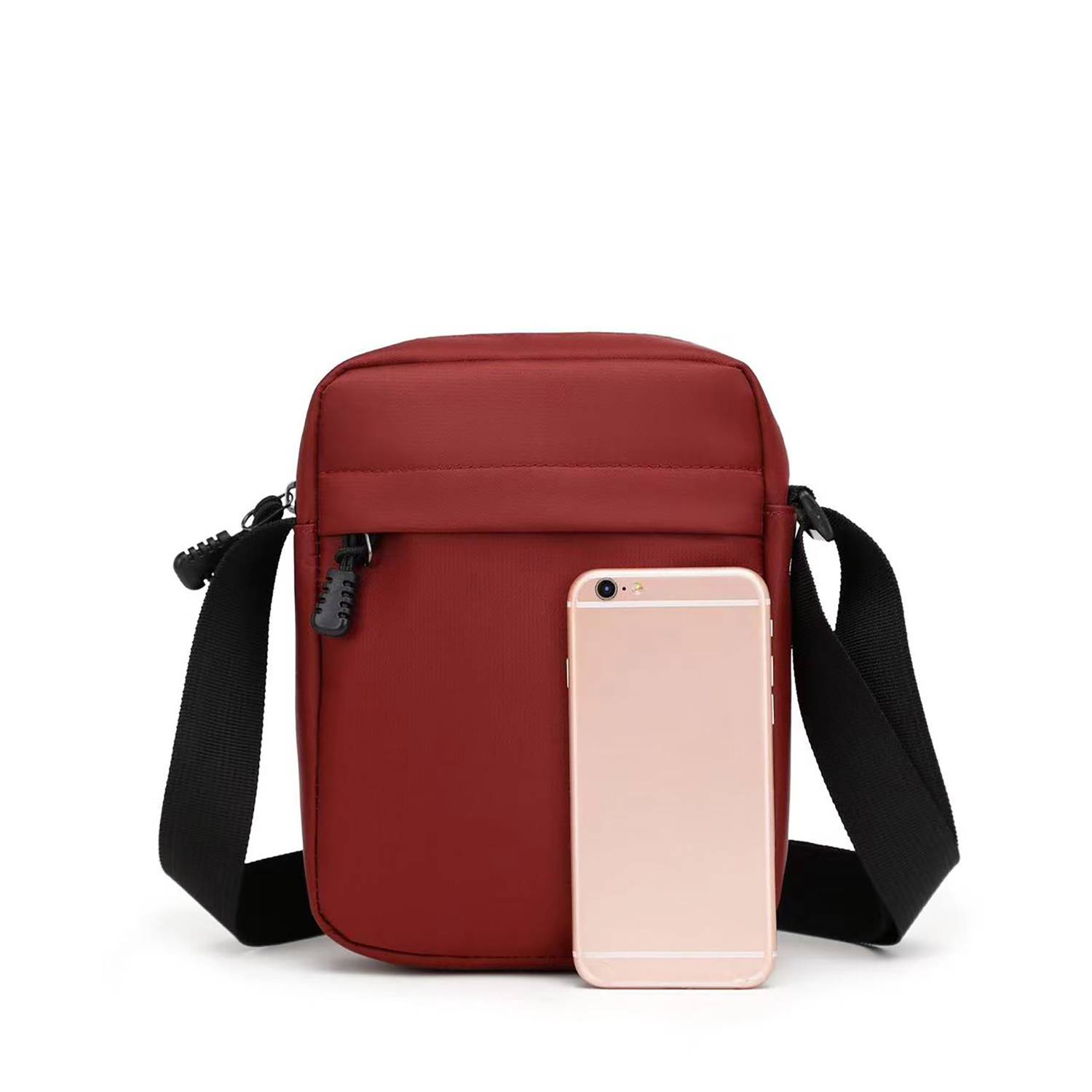 Nylon Mini Messenger Crossbody Bag 2