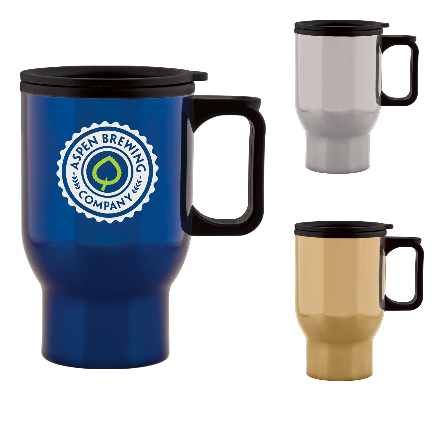 15 Oz Aspen Stainless Travel Mug 3