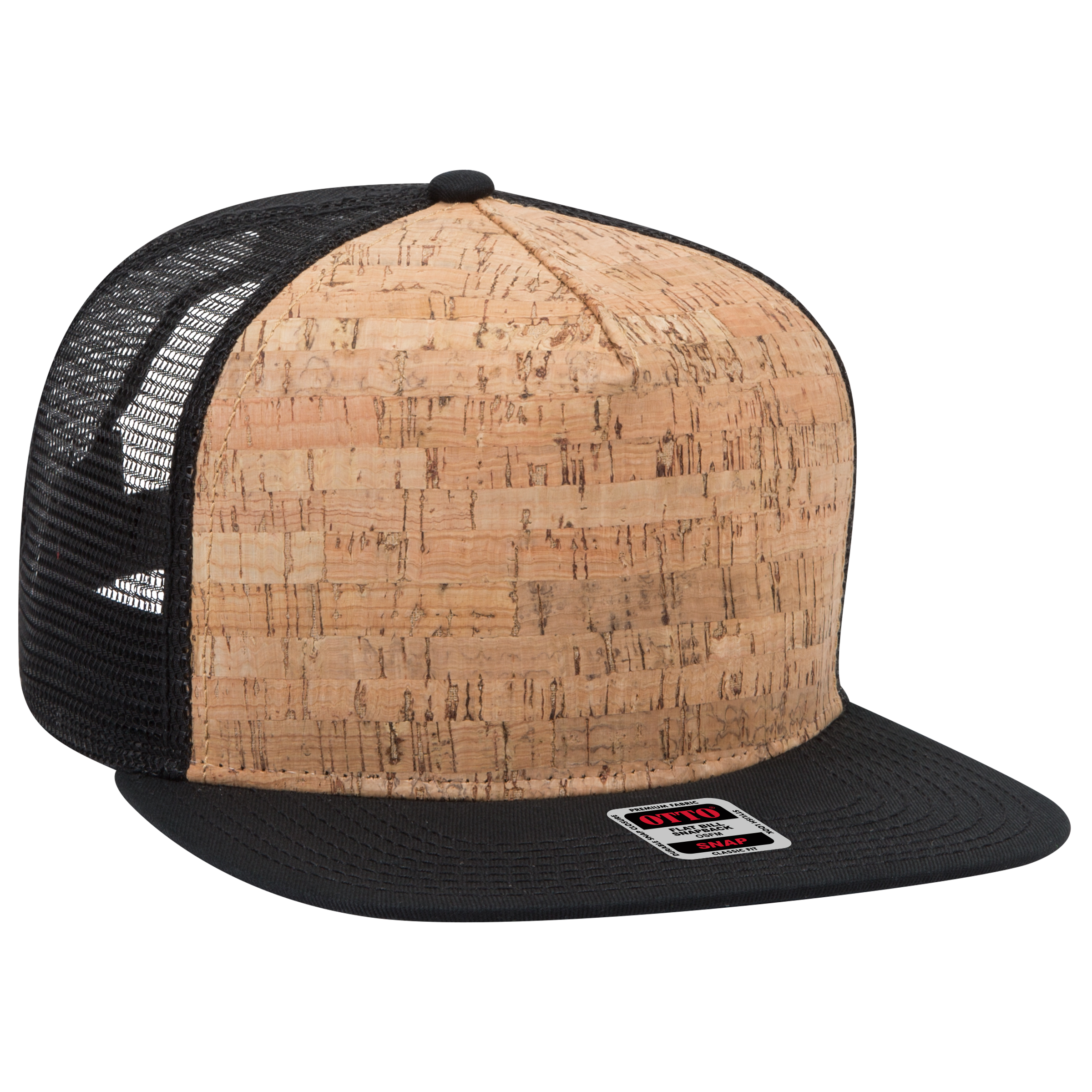 OTTO CAP® OTTO SNAP 5 Panel Pro Style Mesh Back Trucker Snapback Hat 9
