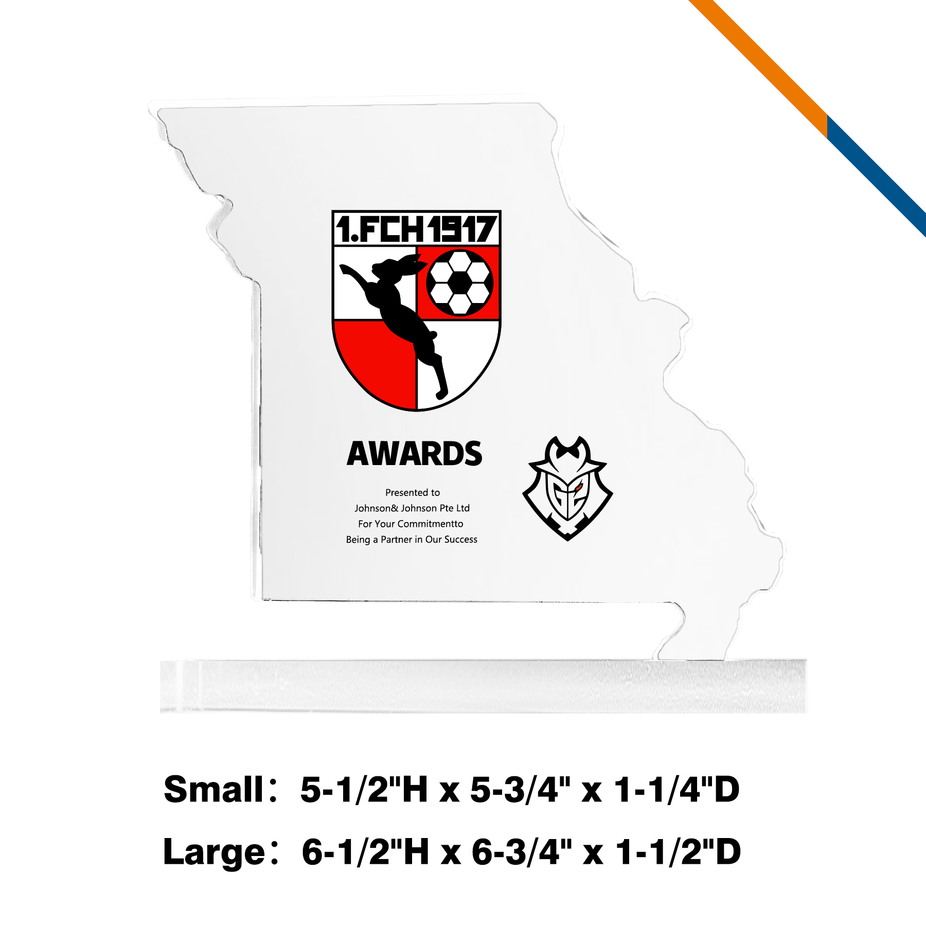 Vorie Missouri Crystal Award 1